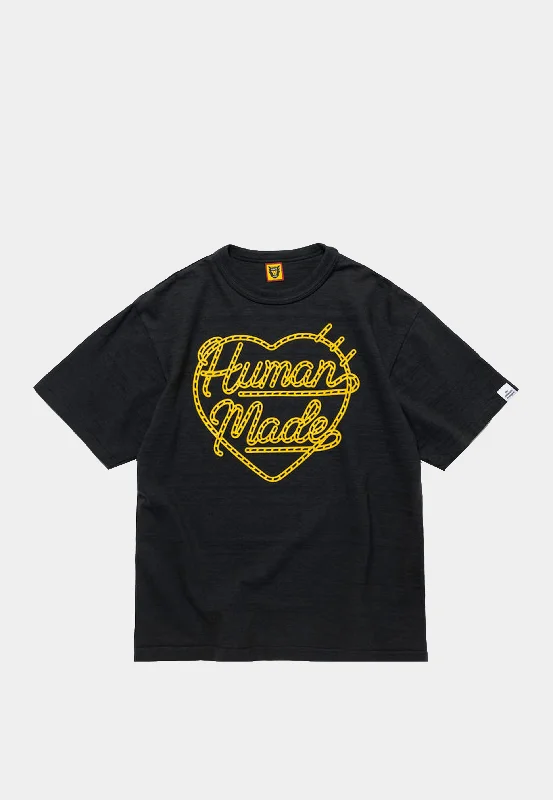 Human Made Graphic T-Shirt #01 Black-- Anti-Shrink Durable Soft