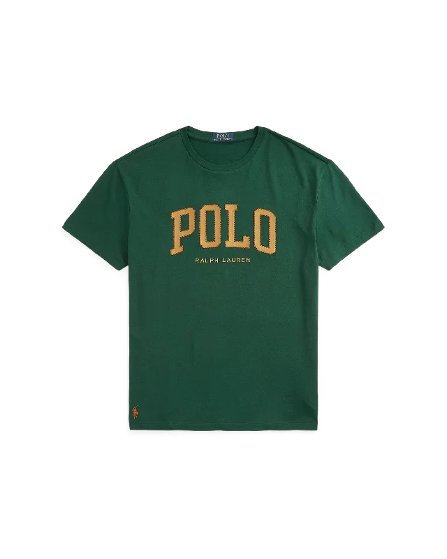 Classic Fit Logo Jersey T-Shirt - Green-- Mesh Canvas Denim