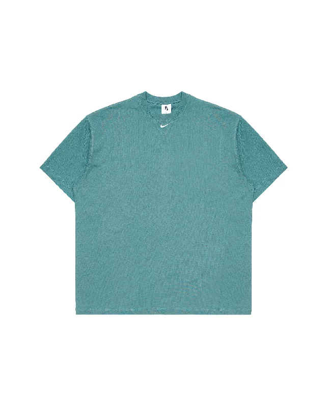 Solo Swoosh T-shirt - Bicoastal / White-- Mesh Blend Leather Blend Suede Blend
