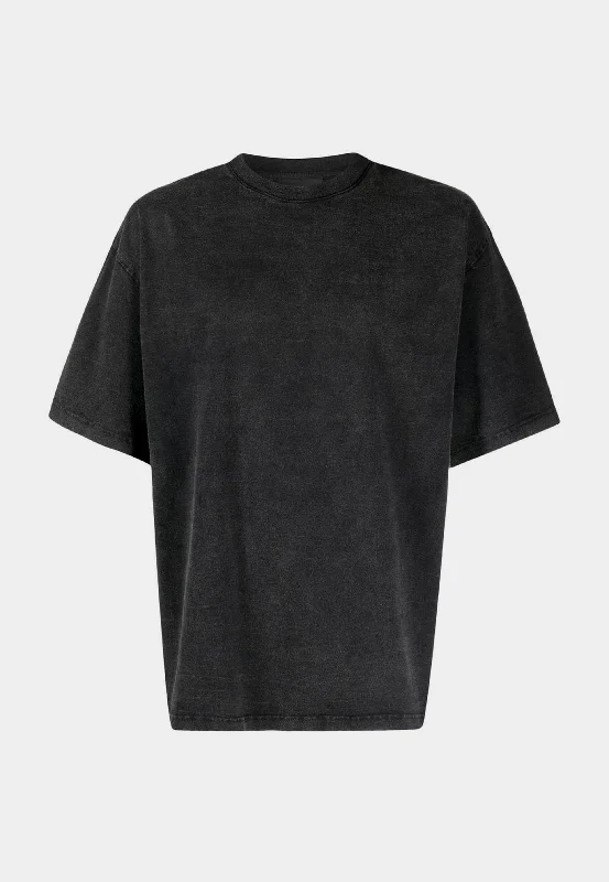 Axel Arigato Typo Embroidered T-Shirt Black-- Zippered Buttoned Snapped