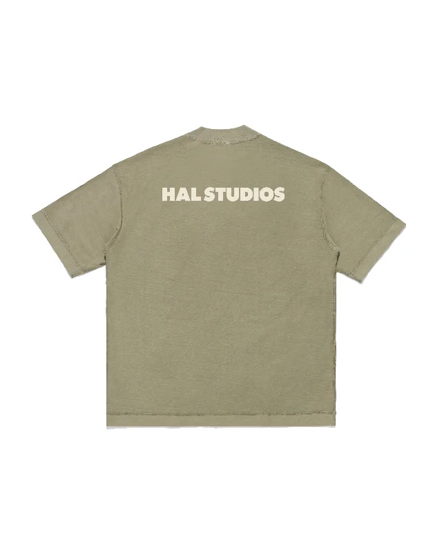 Inside Out Uniform T-Shirt - Elm-- Print Jacquard Patchwork