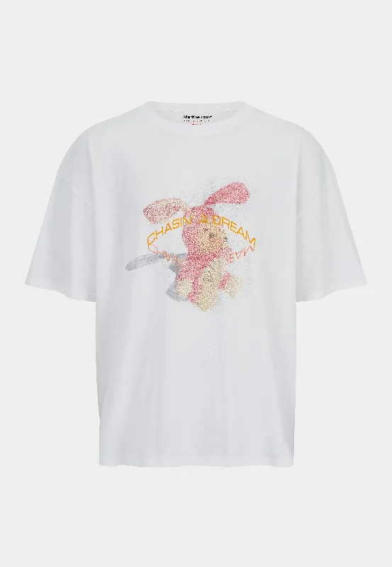 Martine Rose Oversized S/S T-Shirt Whihan/ White-- Fleece Nylon Spandex
