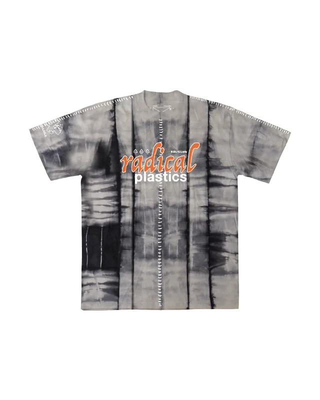 Radical Action Plant Based Dye T-Shirt - Gray / Black-- Terry Blend Velvet Blend Canvas Blend