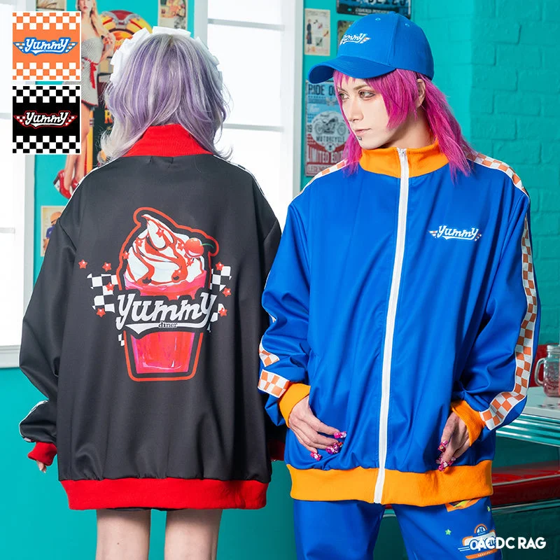 ACDC RAG “Yummy Diner” jacket Knit Jacket Woven Jacket Fleece Jacket