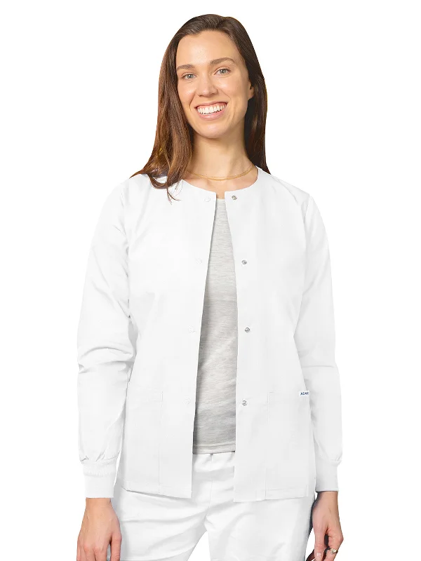 Women's Round Neck Jacket Rayon Fabric Velvet Fabric Corduroy Fabric