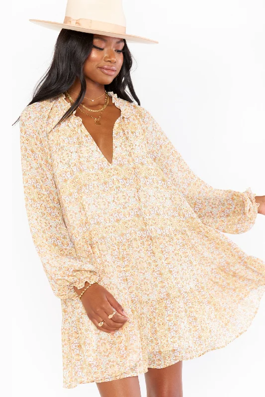Birdie Mini Dress Trendy Lace Mini Dress