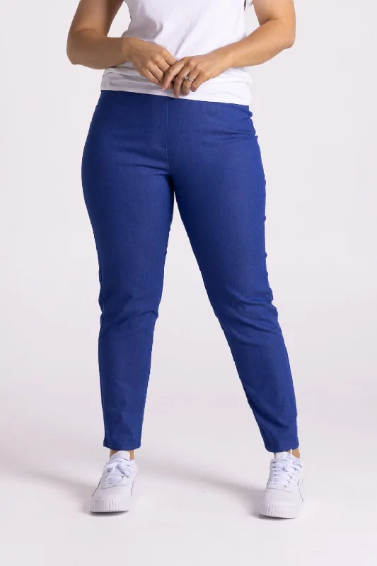Kate 7/8 Pant | Sapphire Sleek Black Pants