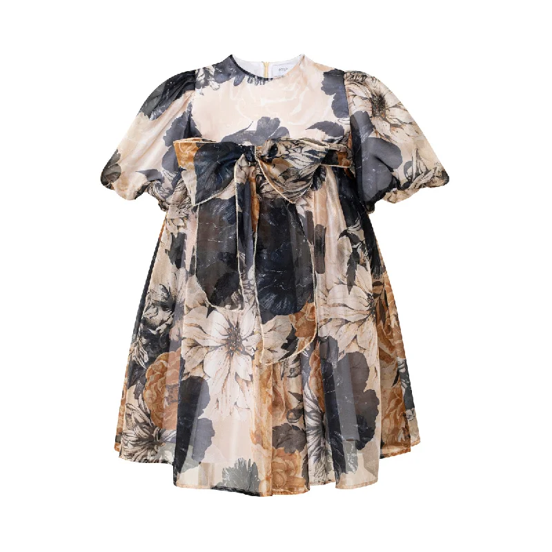 SPECIAL EDITION CHIFFON DRESS LAURA LONG -Multicolor Tunics Ceremony elegant