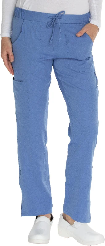Flat Front Elastic Waist Pant By MediChic XXS-5X / Ceil Comfortable Wide-Leg Pants