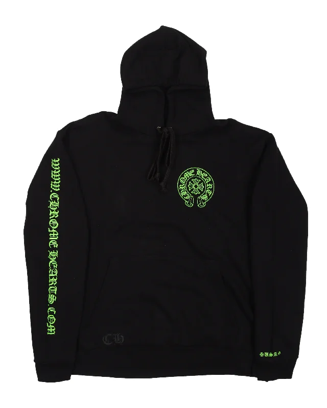 Online Exclusive Cross-Patch Hoodie (Signed by Matty Boy w/ drawing) Hoodie with Ribbed Cuffs Snug Fit Comfort
