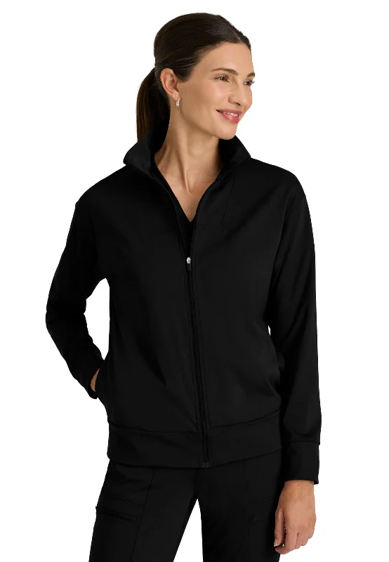 Four Pocket Zip Front Collar Ease Warm-Up Jacket Striped Jacket Polka Dot Jacket Floral Jacket Four Pocket Zip Front Collar Ease Warm-Up Jacket Striped Jacket Polka Dot Jacket Floral Jacket