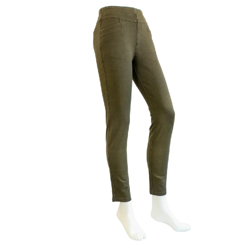 Lustre Pants | Army Elegant High-Waist Pants