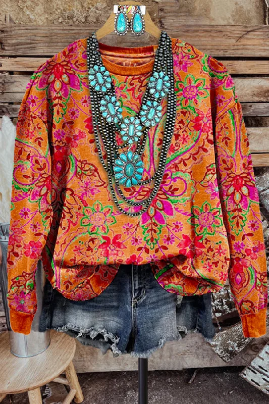 Classic Graphic Print Sweatshirt Hoodie with Raglan Sleeves Sporty Comfortable