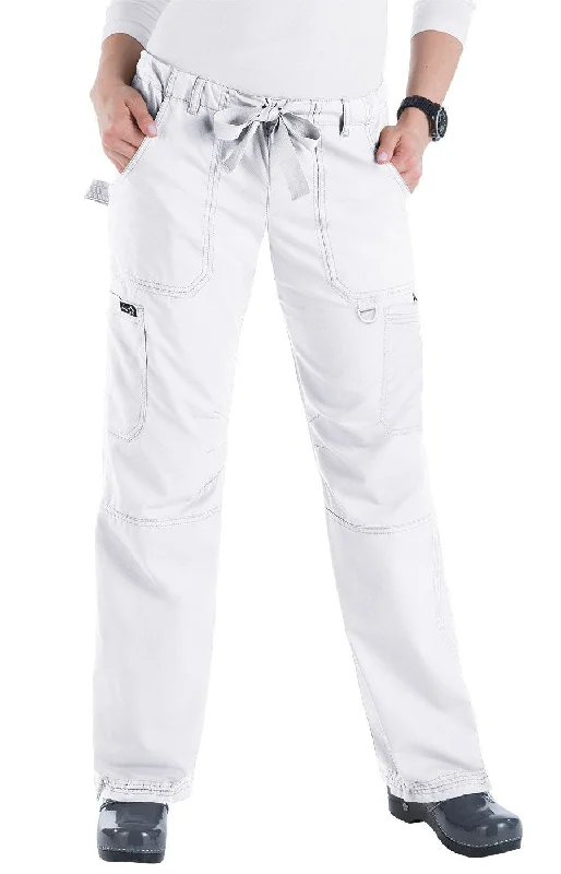 Lindsey Pant by KOI XXS-5X / White Formal Wide-Leg Pants