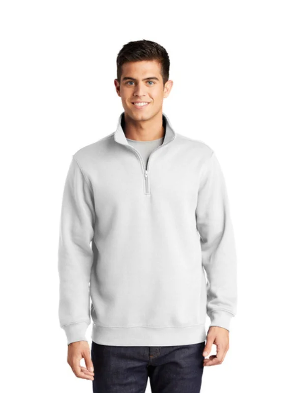 Men's 1/4-Zip Sweatshirt Hoodie with Hem Lace Feminine Delicate