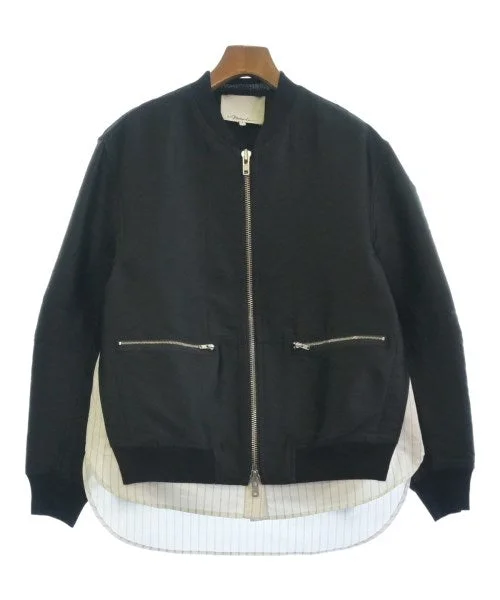 3.1 Phillip Lim Varsity Jackets A-Line Jacket Boat Neck Shawl Collar