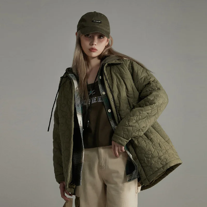 Comfy Quilted Jacket Faux Fur Jacket Real Fur Jacket Shearling Jacket
