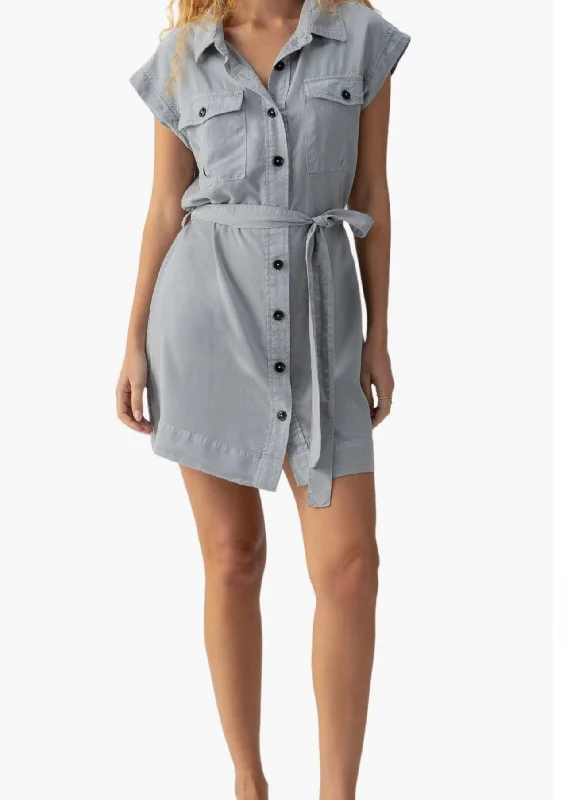 Theo Short Sleeve Mini Dress Fashionable Polka Dot Mini Dress