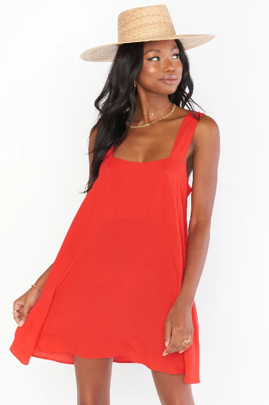 Ambres Mini Dress Elegant Mini Dress with Ruffles