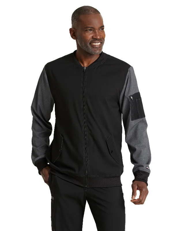 Men's Lucas 4-Pocket Knit Collar Warm-Up Jacket Cotton Fabric Linen Fabric Terry Fabric Men's Lucas 4-Pocket Knit Collar Warm-Up Jacket Cotton Fabric Linen Fabric Terry Fabric