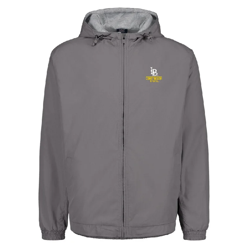 Long Beach State Liberty Jacket - Graphite, MV Sport Zippered Jacket Buttoned Jacket Snapped Jacket Long Beach State Liberty Jacket - Graphite, MV Sport Zippered Jacket Buttoned Jacket Snapped Jacket