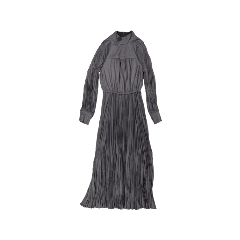 WAVE WAY DRESS-Grey Tunics Modern contemporary