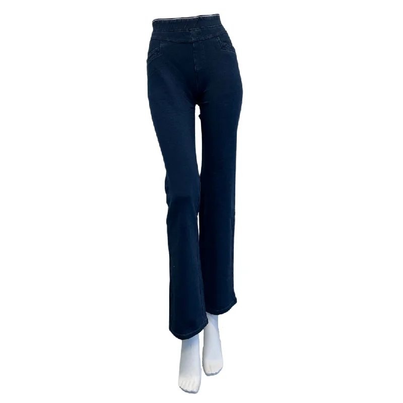 Lustre Wide Leg Pants | Denim Casual Track Pants