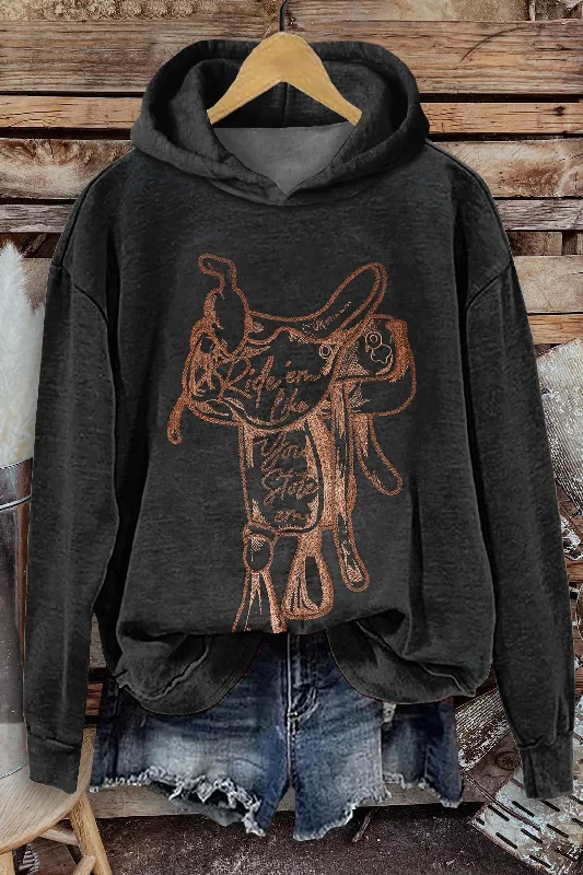 Stolen Saddle Hoodie Hoodie with Relaxed Fit Easy Casual