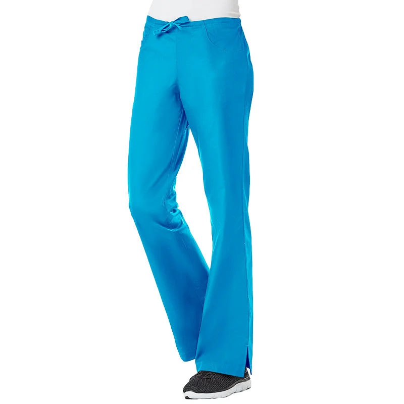 Classic Flare Pant By Maevn (Regular) XXS - 5XL - Malibu Blue Comfy Cargo Trousers