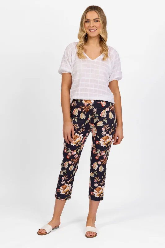 Print Pant | Freya Elegant Dress Pants