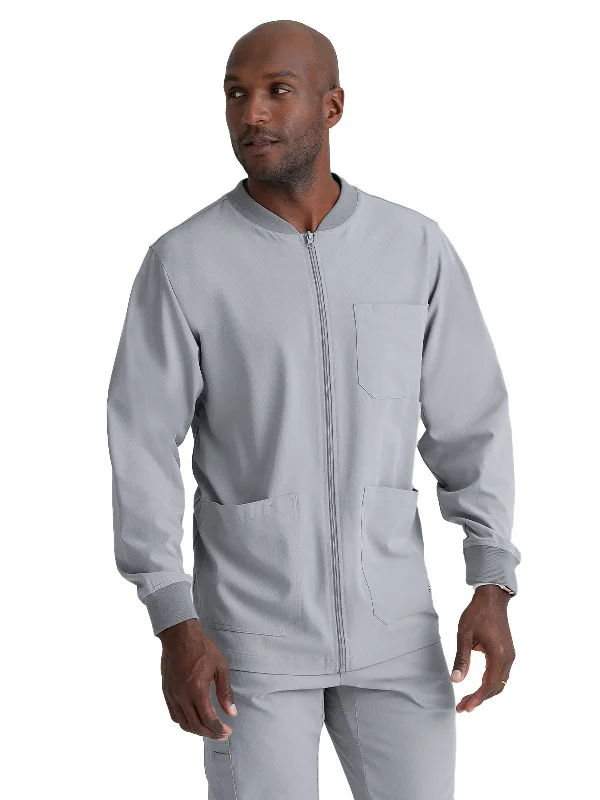 Men's Warm-Up Jacket Knit Fabric Woven Fabric Fleece Fabric