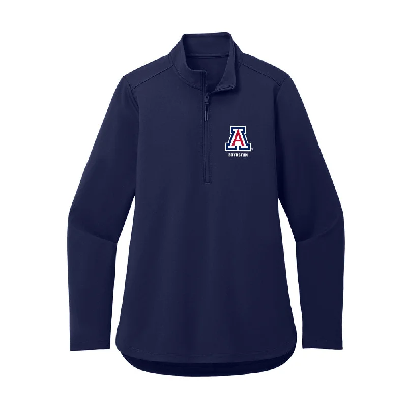 Arizona - NCAA Women's Soccer : Lily Boydstun - Women's Premium Quarter Zip Jacket Mesh Jacket Canvas Jacket Denim Jacket Arizona - NCAA Women's Soccer : Lily Boydstun - Women's Premium Quarter Zip Jacket Mesh Jacket Canvas Jacket Denim Jacket