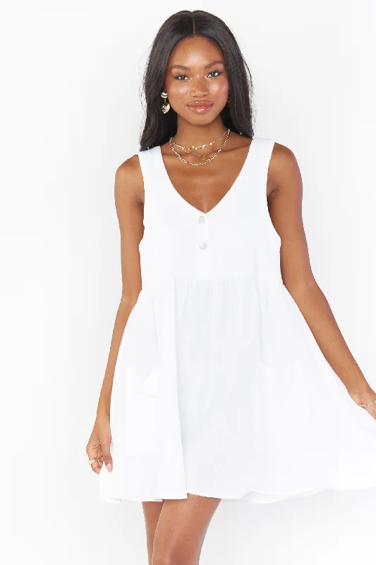 Weekend Mini Dress Comfortable Zip-Up Mini Dress