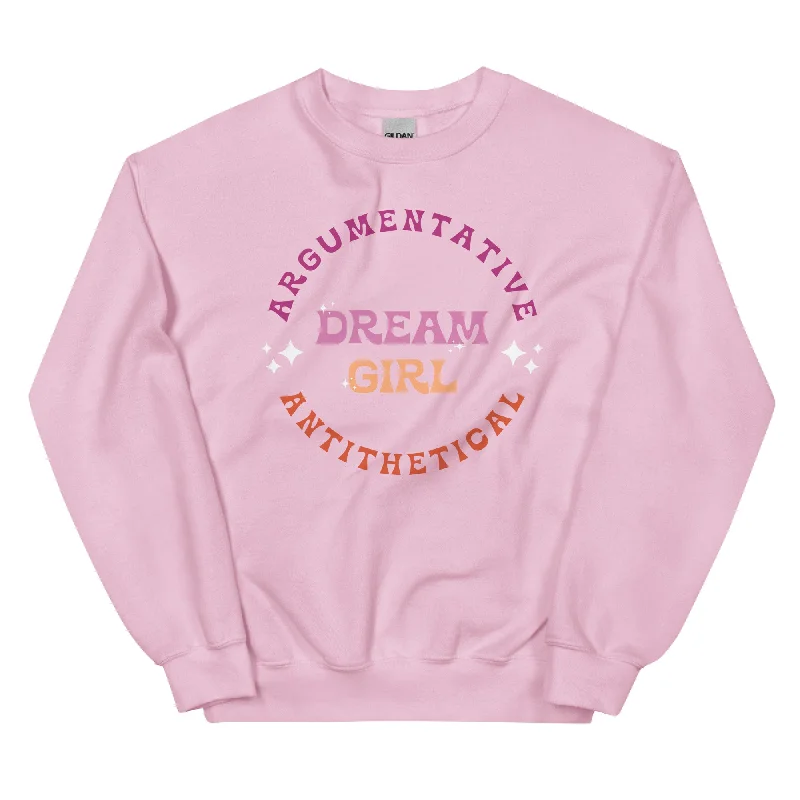 Dream Girl Sunset Sweatshirt Hoodie with Magnetic Closure Innovative Modern