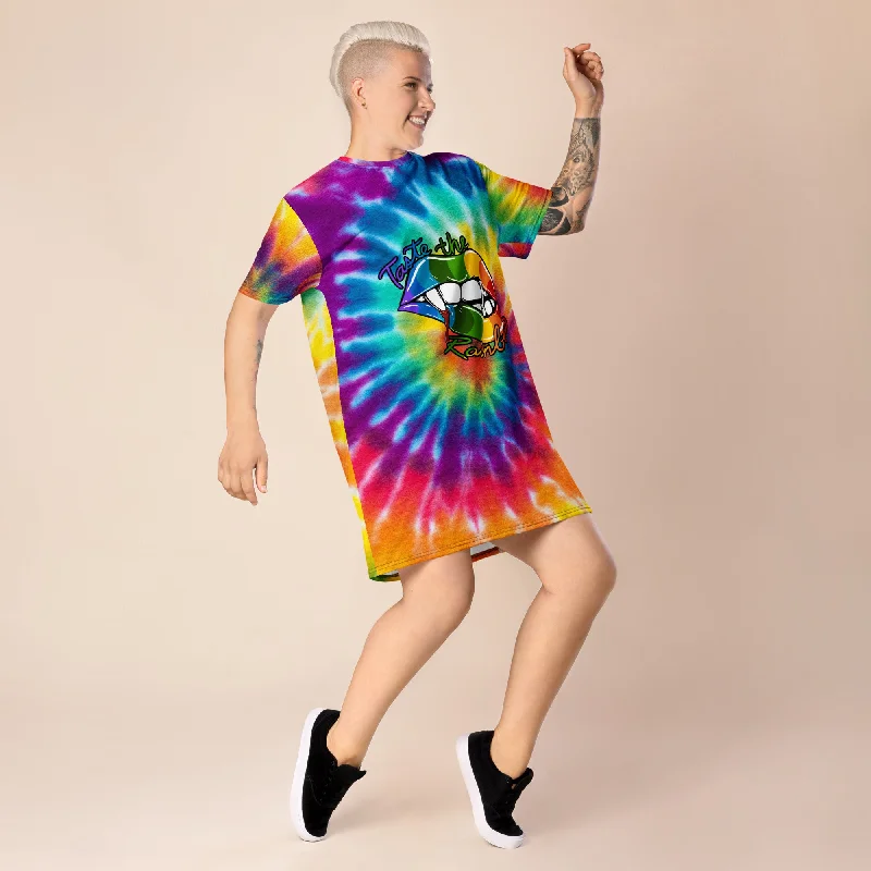 Taste the Rainbow Tee Dress Tunics Winter warm