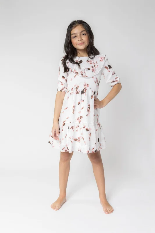 Organza Floral Dress FR23002-A Tunics Trendy modern