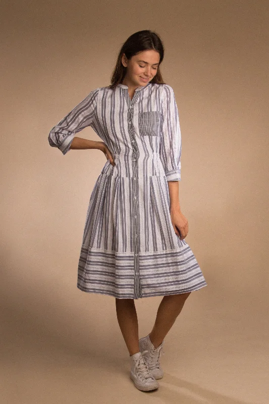 Striped Dress SNK3049 Tunics Velvet soft