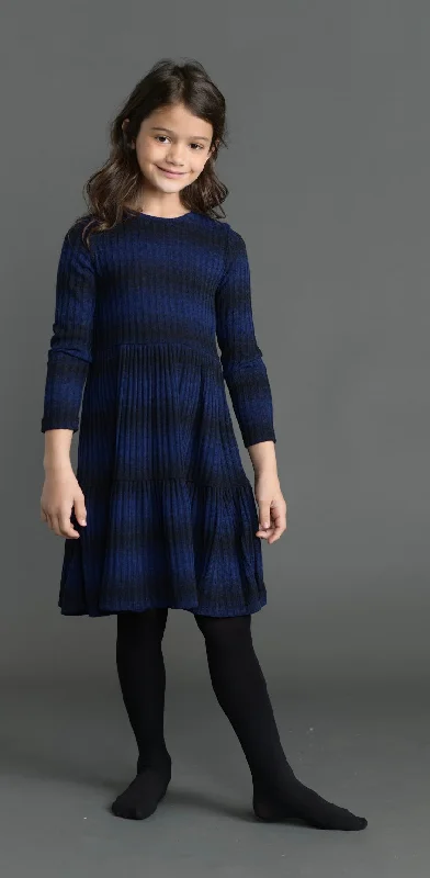 Ribbed A-line Dress DW2118-A Tunics Sale discount