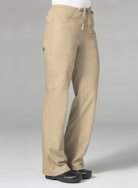 Women's Core Utility Cargo Pant By Maevn (Petite) XS-3XL - Khaki Soft Sweatpants Style Women's Core Utility Cargo Pant By Maevn (Petite) XS-3XL - Khaki Soft Sweatpants Style