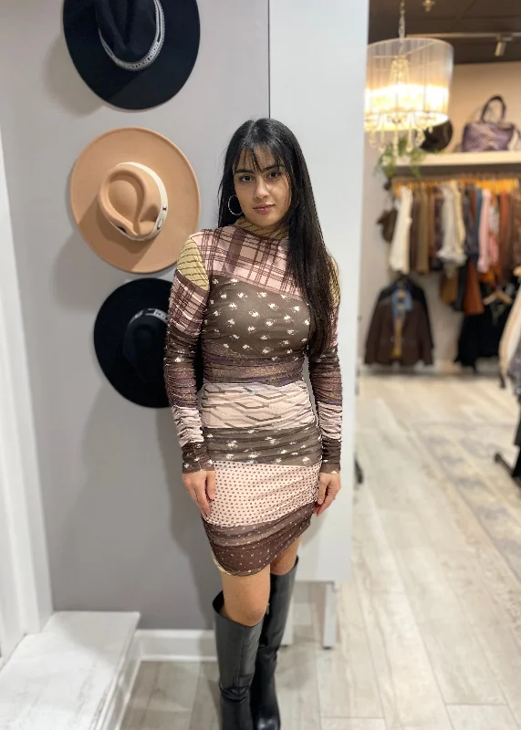 Kamille Mini Dress - Final Sale Elegant Silk Mini Dress