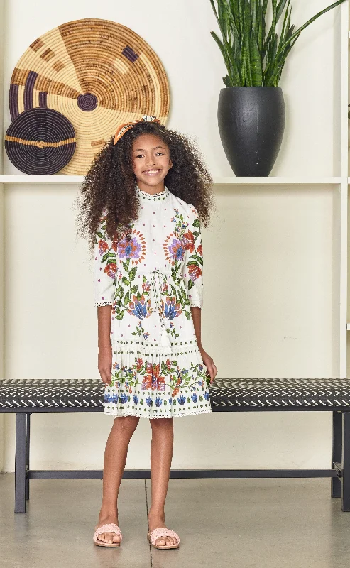 Waisted Floral Dress 1805 Tunics Running lightweight