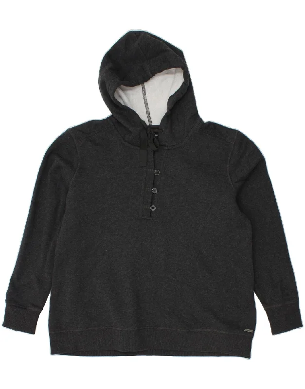 EDDIE BAUER Womens Hoodie Jumper UK 18 XL Grey Cotton Hoodie with Front Slit Layering Stylish EDDIE BAUER Womens Hoodie Jumper UK 18 XL Grey Cotton Hoodie with Front Slit Layering Stylish