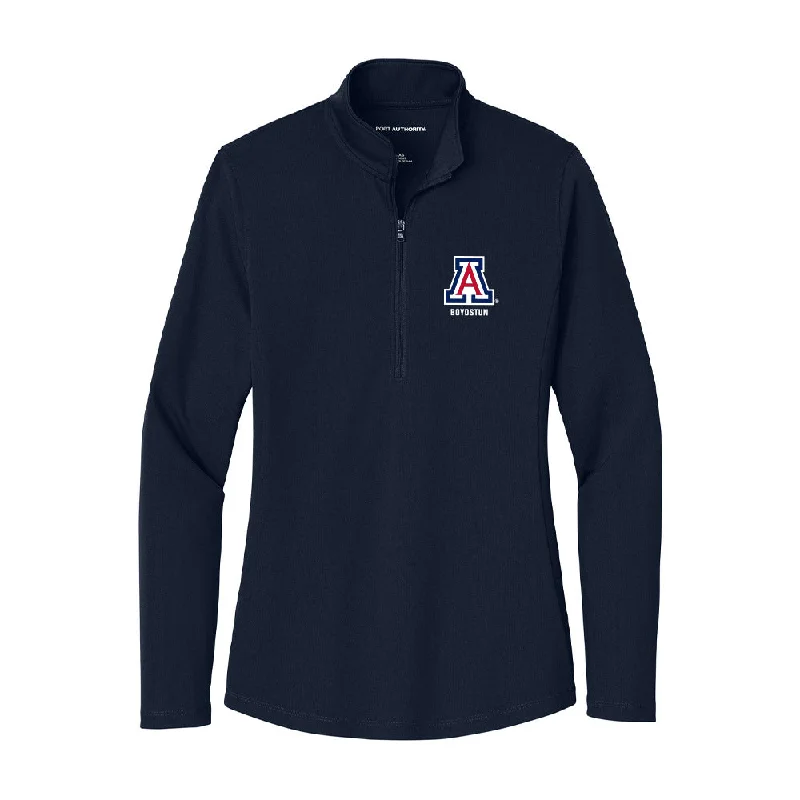 Arizona - NCAA Women's Soccer : Lily Boydstun - Women's Lightweight Quarter Zip Jacket Faux Fur Jacket Real Fur Jacket Shearling Jacket Arizona - NCAA Women's Soccer : Lily Boydstun - Women's Lightweight Quarter Zip Jacket Faux Fur Jacket Real Fur Jacket Shearling Jacket