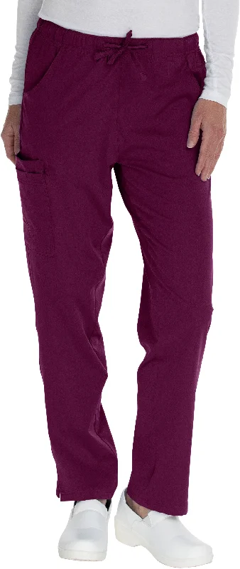 Petite Elastic Drawstring Cargo Pant By MediChic XXS-5X / Wine Casual Drawstring Pants Petite Elastic Drawstring Cargo Pant By MediChic XXS-5X / Wine Casual Drawstring Pants