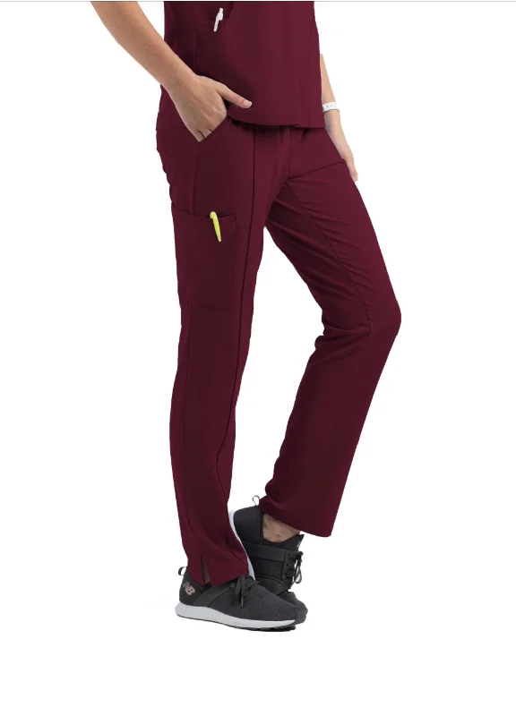Women's Full Waistband Pant by Maevn (Regular) XS-3XL / WINE Comfortable Pleated Pants Women's Full Waistband Pant by Maevn (Regular) XS-3XL / WINE Comfortable Pleated Pants