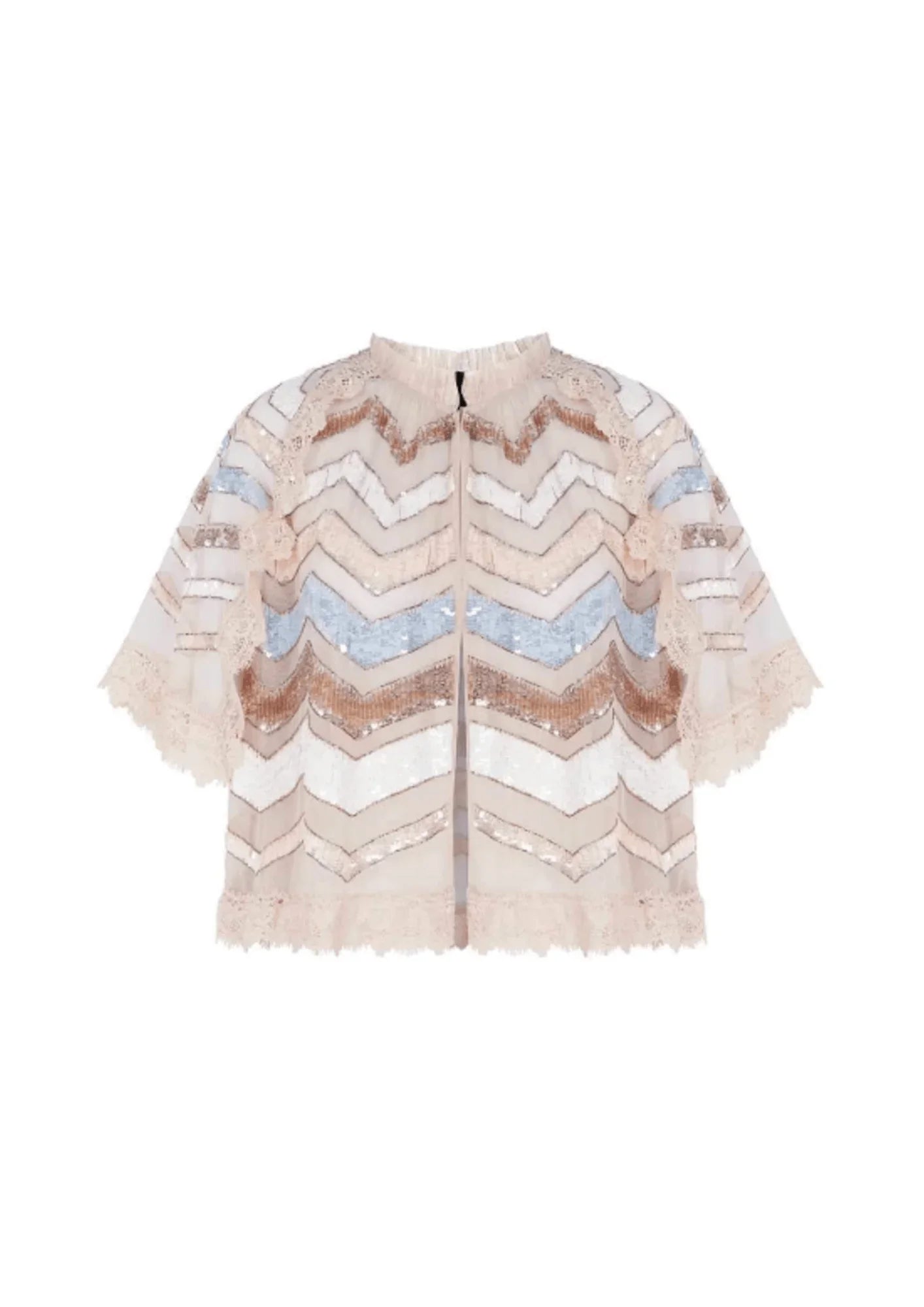 PINK TULLE JACKET Cardigan Sweater Pullover