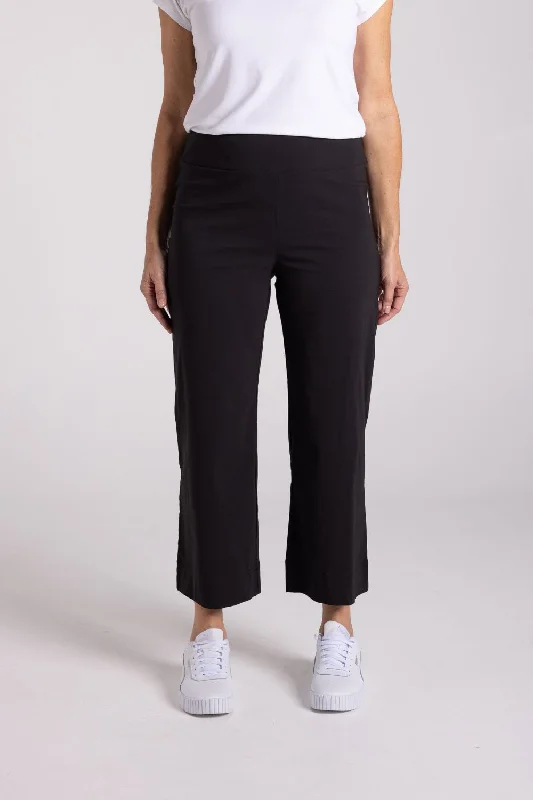 The Ultimate Wide Leg Pant | Black Soft Stretch Trousers