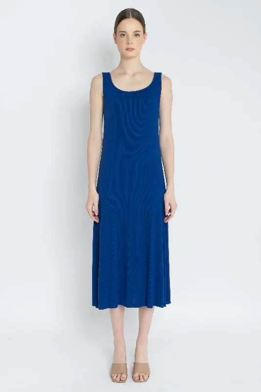 Callie Dress in Blue Tunics Distressed trendy