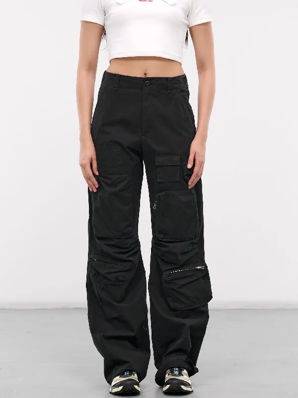 Cargo Pocket Pants (S52KA0504-M35148-900-BLACK) Classic Pleated Pants