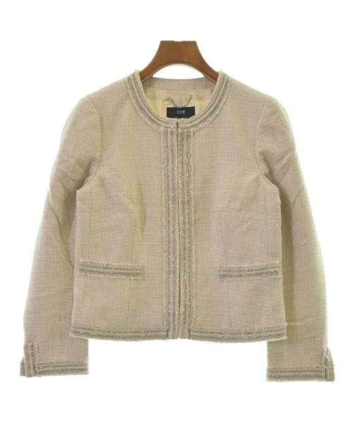 23ku Collarless jackets Oversized Jacket Tailored Jacket Straight Jacket